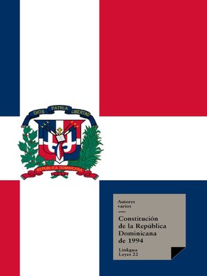 cover image of Constitución de la República Dominicana de 1994